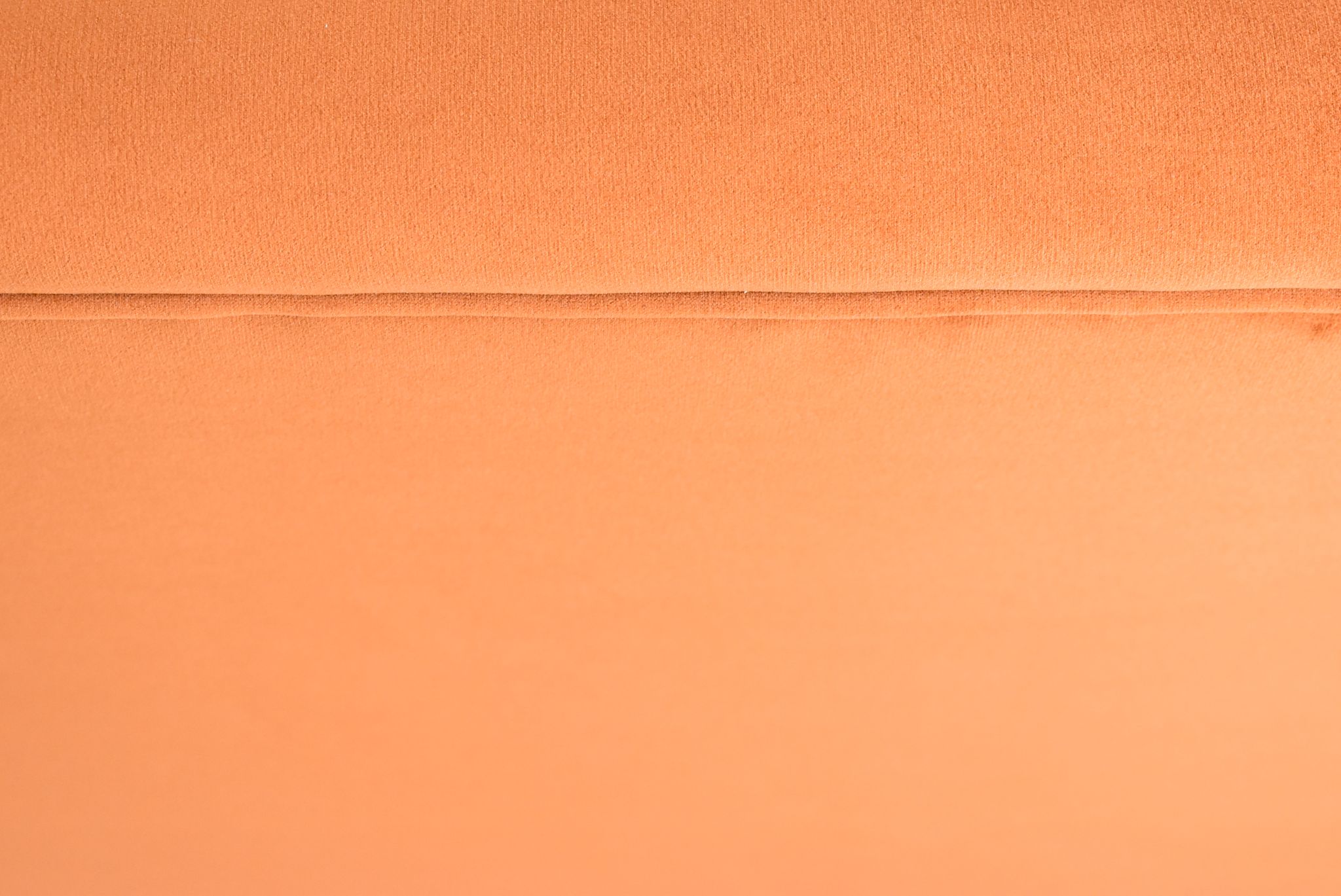 Vintage Three-seater velvet Sofa, Germany 1960s, rusty, restored