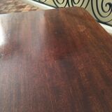 Heal's mahogany dressing table with triptych mirror