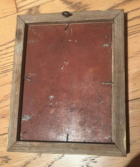 Oil on copper plate 19th century