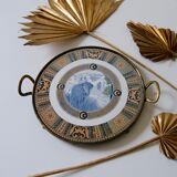 Ceramic and brass tray