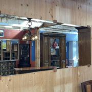 Long miroir moderne