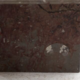 Set of 3 square, fossil marble coffee tables, 1970’s design