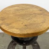 Black Industrial Workshop Swivel Stool, 1960s