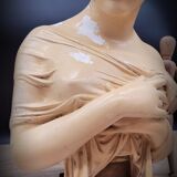 Bust woman plaster