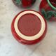 Vintage Italy handmade glazed ceramic cups