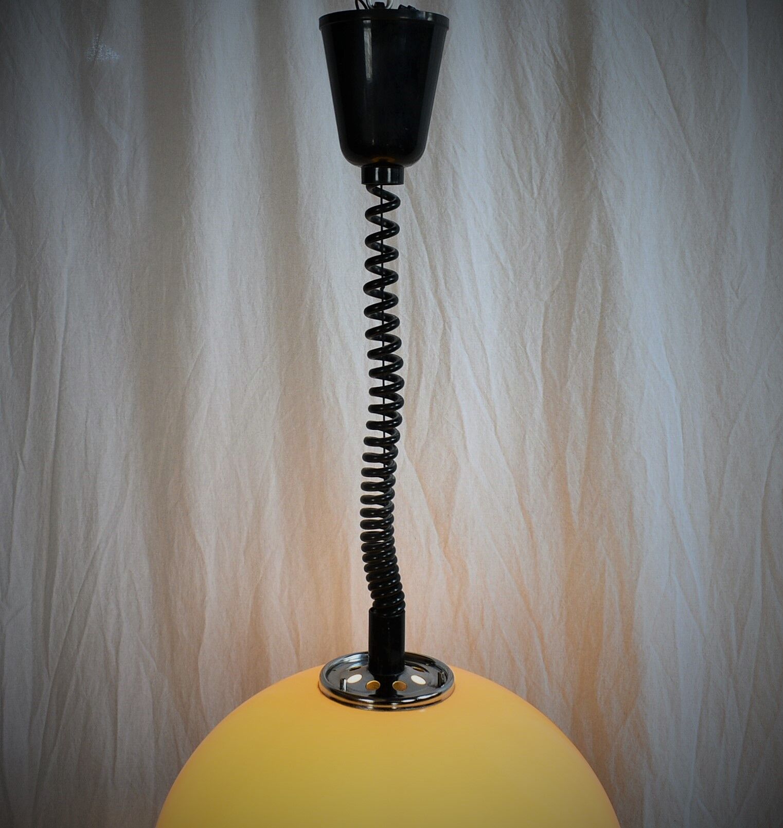 Meblo hanging lamp by Harvey Guzzini, 1970