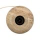 Travertine & brass table lamp base, Italy 1970s