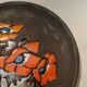 Decorative ceramic plate handmade country decoration