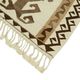 Turkish Handwoven Vintage Herki Kilim 104 cm x 336 cm