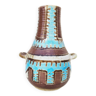 Vintage Accolay Africanist ceramic vase