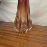 Large Soliflore Vase, Murano Art Deco Glass in the Style of Flavio Poli