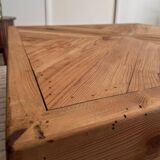 Table basse bois brut