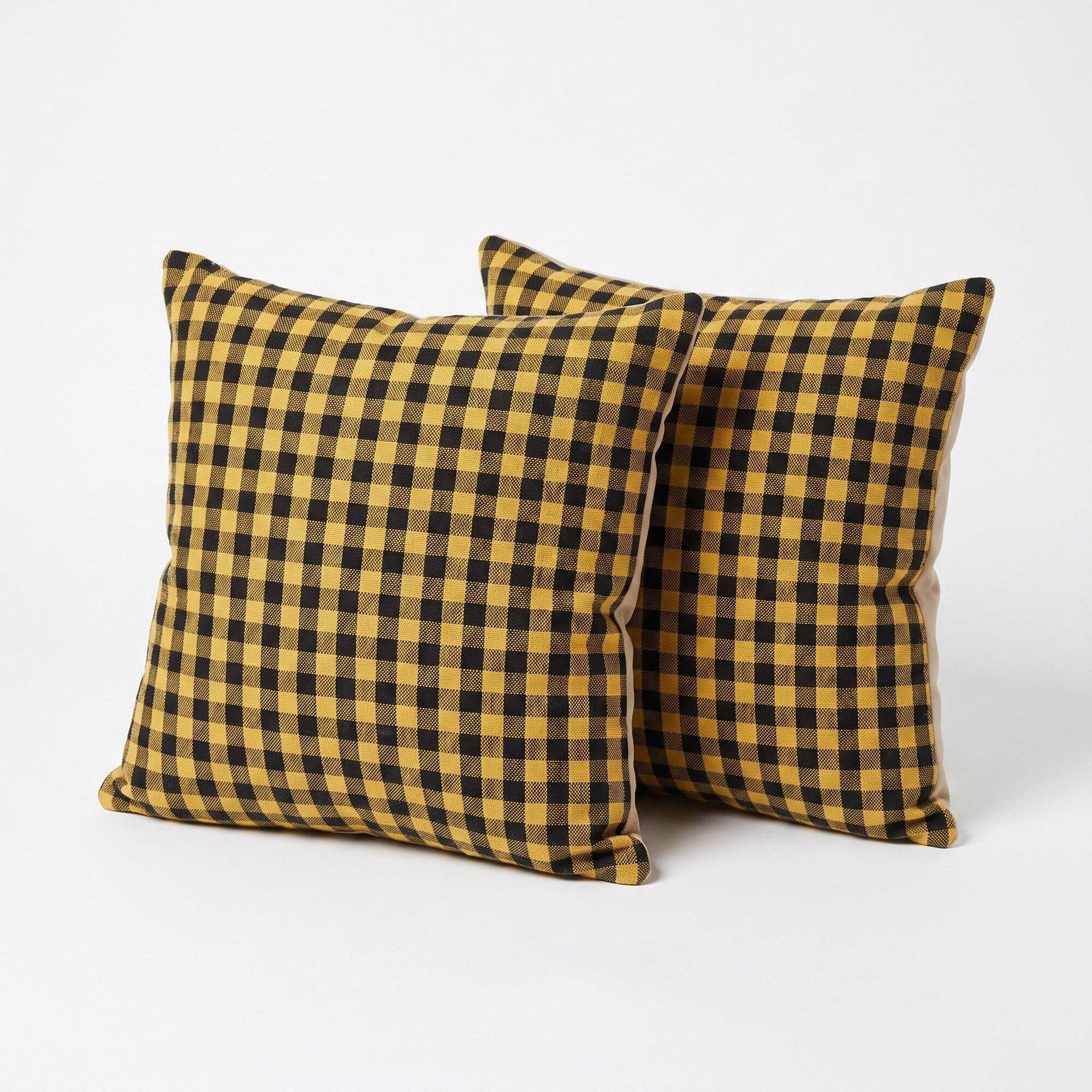 Set of 2 vintage kilim cushion covers 41x41 cm