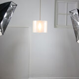 Italian vintage plexiglass pendant lamp, 80s