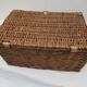 Rectangular wicker trunk