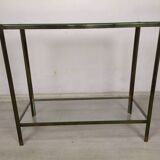 Console laiton verre Broncz