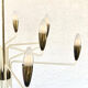 Chandelier 12 arms attributed to Stilnovo,1950