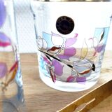 Verres et seau à glaçons en cristal