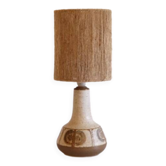 Danish ceramic lamp from Soholm 1970