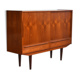 Scandinavian teak highboard, 1960