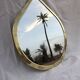 Lot de 4 miroirs en laiton – Artisanat marocain – fait main