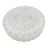 Plafonnier en verre relief sablé RZB