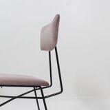 Set of 4 Italian mid century style dining chairs 1950s