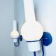 Model C1666 Quinquet Wall Lamps In Opal Glass By Raak Amsterdam, The Netherlands 1960S