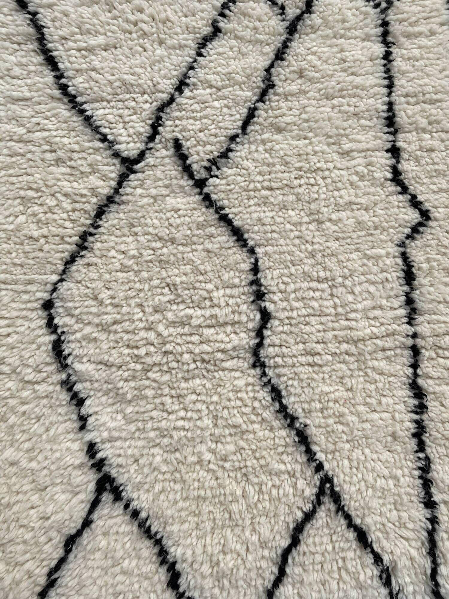 Large Berber carpet corridor Beni Ouarain 80x330 cm