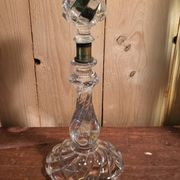 Crystal candle holder
