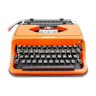 Machine à écrire underwood 130 orange vintage