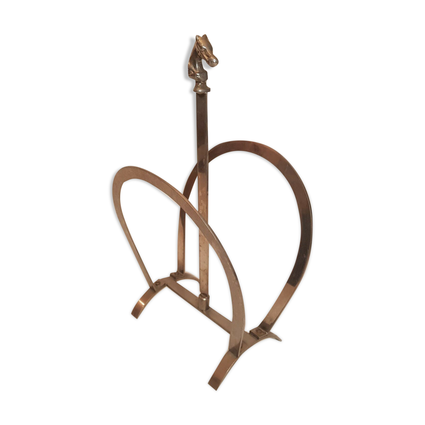 Door reviews horse head design 60s - 70s in steel attributed to Hermes