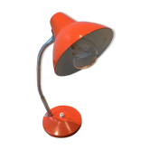 Lampe flexible vintage orange des années 70