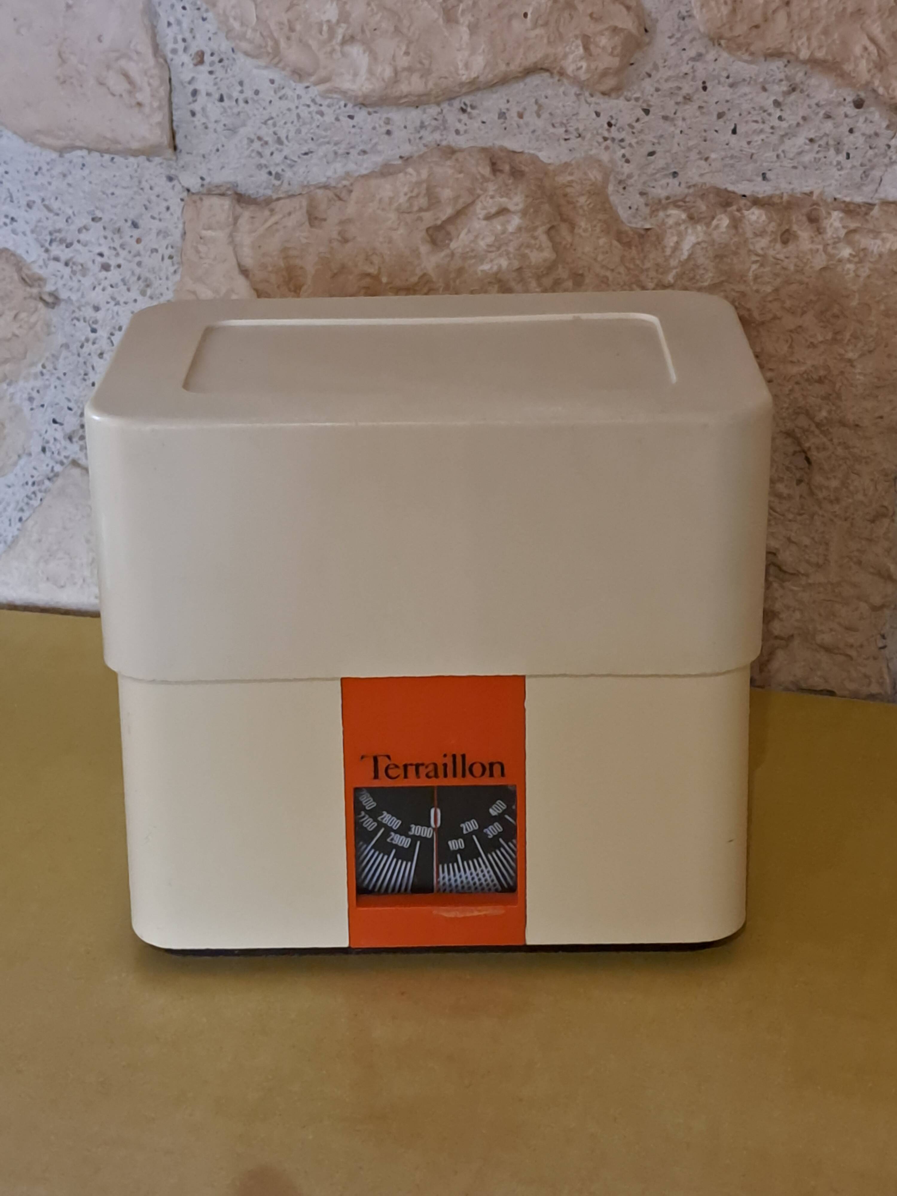 Terraillon vintage scale version 3000 white and orange