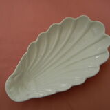 Old white porcelain ravier.