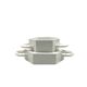 Sergio Asti, white ceramic centerpiece, Gabbianelli Italy ca. 1970
