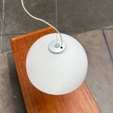 Postmodern Italian glass pendant lamp model Gaia by Luciano Cesaro for Tre Ci Luce, 1980s, set of 2.