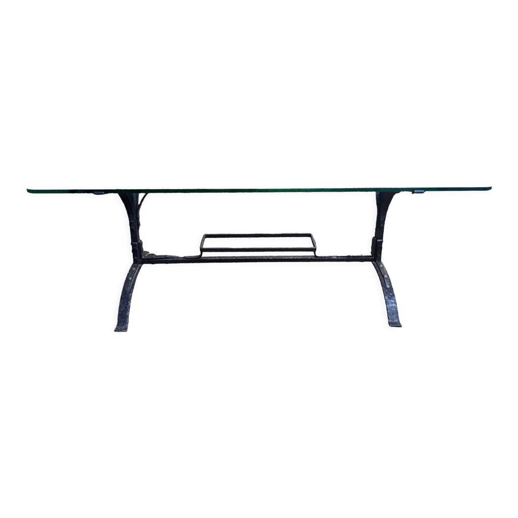 Vend très belle table en fer forgé avec 4 chaises et 2 fauteuils - Ameublement
