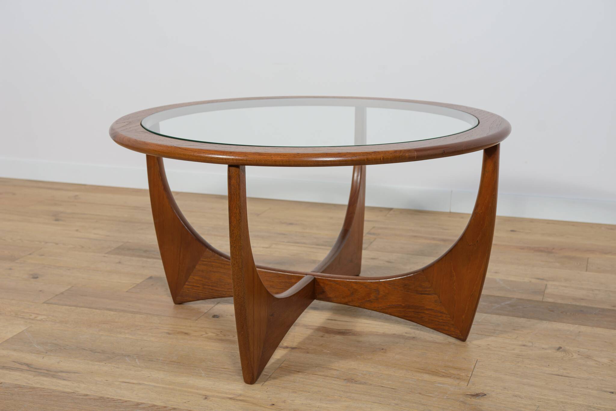 Round Astro Coffee Table in Teak by Victor Wilkins for G-Plan, United Knigdom, 1960s