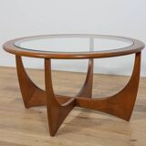 Round Astro Coffee Table in Teak by Victor Wilkins for G-Plan, United Knigdom, 1960s