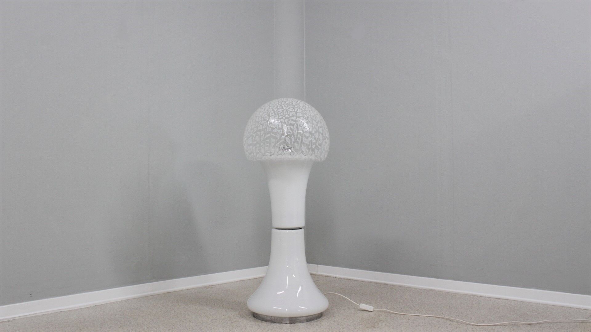 Mazzega murano glass floor lamp c. nason 1970s