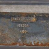 Porte-parapluie en fonte émaillée gris 1940’s