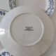 3 assiettes plates Digoin Sarreguemines modèle Pêcher