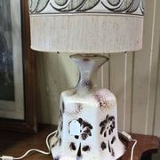 Very large ceramic lamp / floor lamp from the Art Deco period.