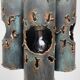 Brutalist Mid-Century Metal Pendant