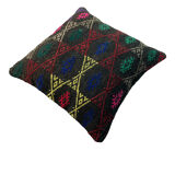 Vintage turkish kilim cushion cover 40 x 40 cm