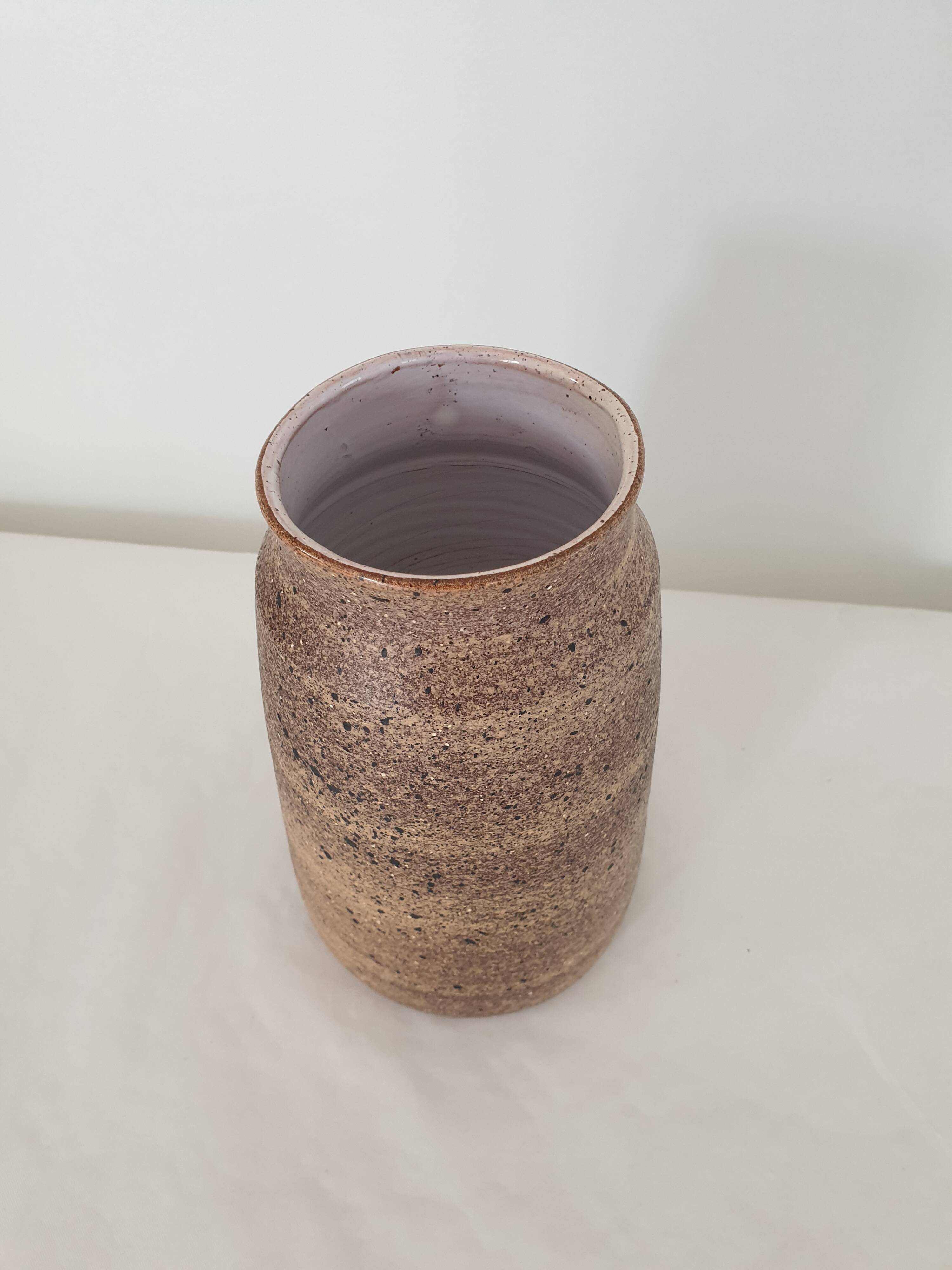 Ceramic vase Signed Azé / JC ? Height 20.5cm