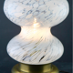Glass table lamp, Peill & Putzler White Clouds, 1970s