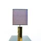 POLISHED/FROSTED BRONZE LAMP MICHEL MANGEMATIN FRANCE 1960