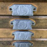 Double oak printer furniture from the 1930s